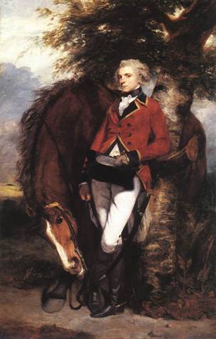 Colonel George K. H. Coussmaker Grenadier Guards 1782 	by Sir Joshua Reynolds 1723-1792 	The Metropolitan Museum of Art New York NY USA horse
